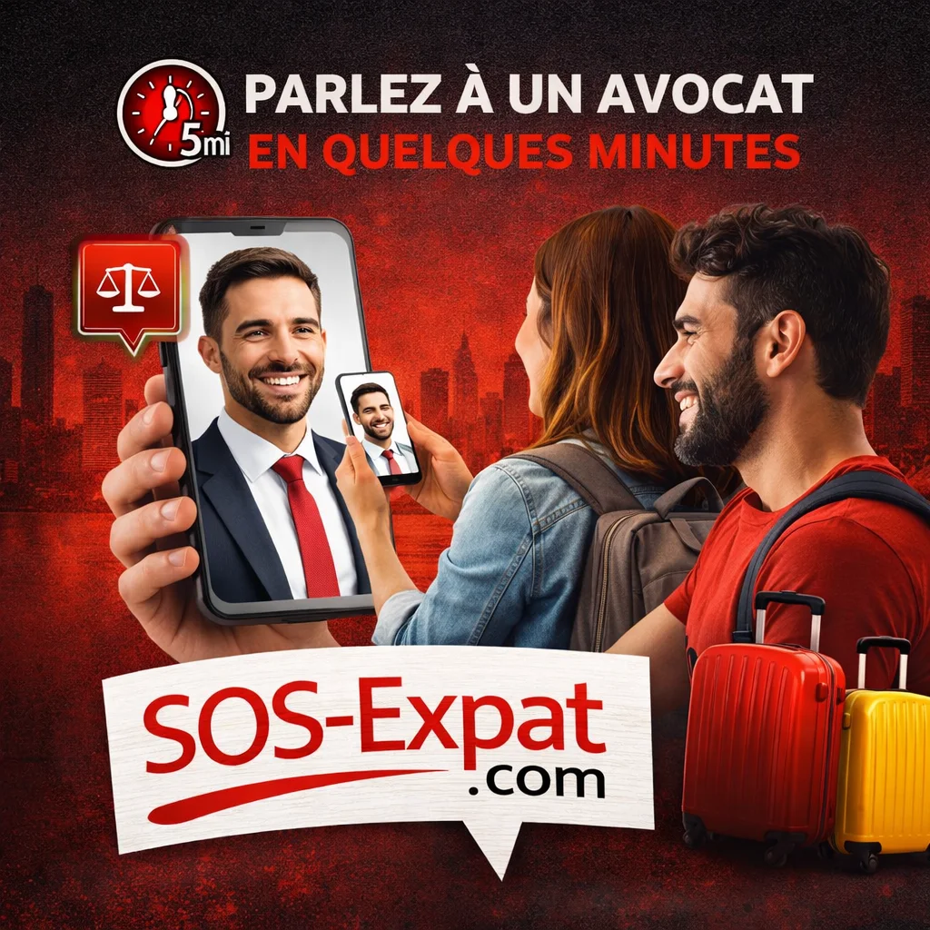 SOS Expat Markenbild zur Hilfe auf Abruf fuer Reisende und Auswanderer weltweit fuer Auswanderer in Frankreich