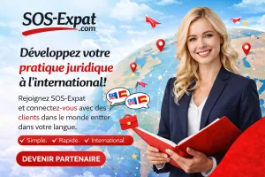 Person nutzt SOS Expat fuer 24/7 Telefonberatung mit einem lokalen Experten waehrend des Lebens in Frankreich