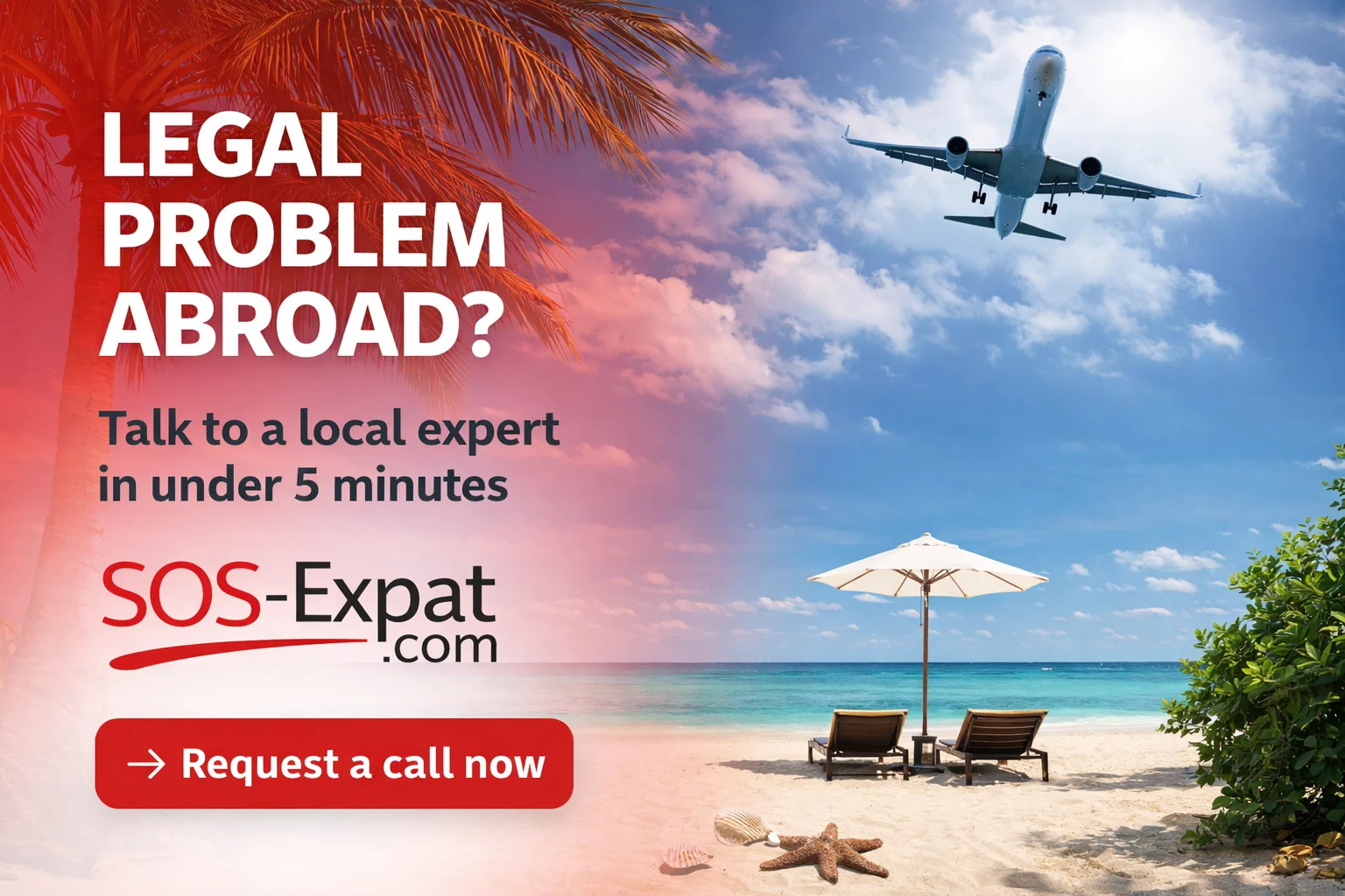 Брендовое изображение SOS Expat о телефонная помощь для любой ситуации за рубежом для эмигрантов в по всему миру