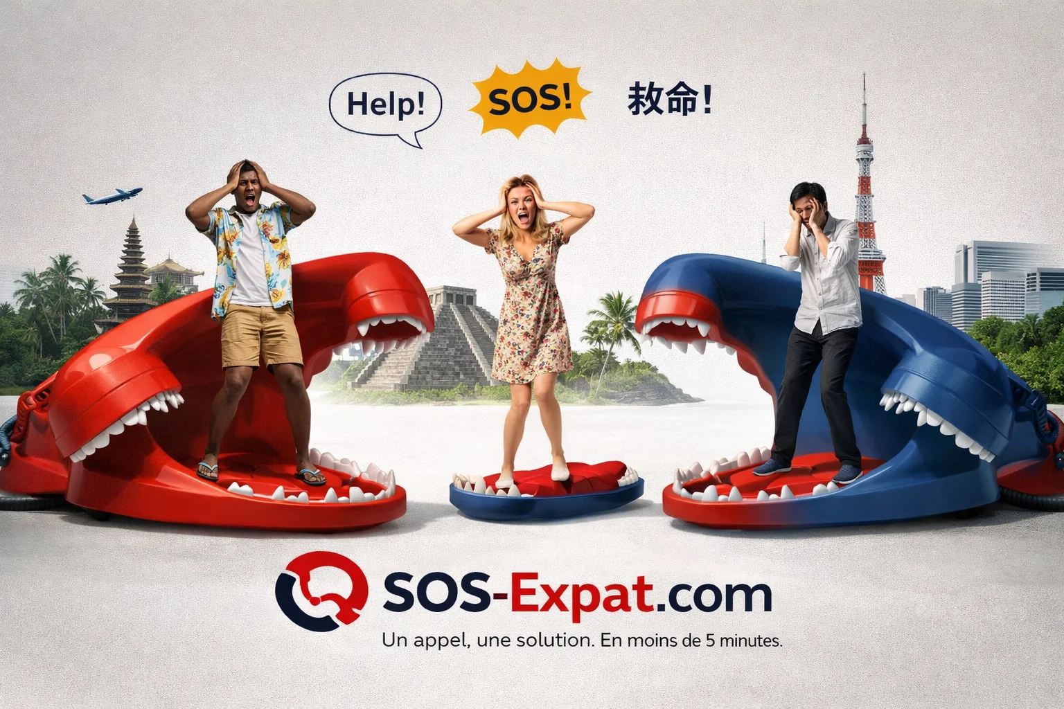 متخصص SOS Expat يساعد في تحدث مع محامٍ أو خبير بلغتك لـفرنسا